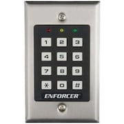 SECO-LARM Indoor Stand-Alone Keypad with 1000 users and one 1A relay output. Includes quick code, w SLM-SK-1011-SDQ